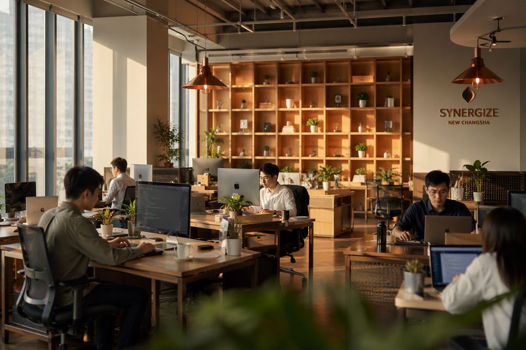 信欧科技办公环境